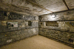 Intérieur d'un bunker allemand à Juno Beach
