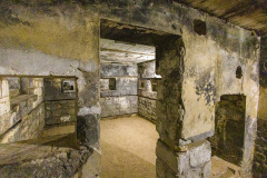 Intérieur d'un bunker allemand à Juno Beach