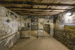 Intérieur d'un bunker allemand à Juno Beach