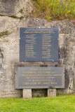 Plaque commémorative au Mémorial 39/45 à Alet, près de Saint