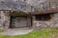 Bunker allemand au Mémorial 39/45 à Alet près de Saint-Malo.