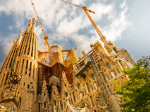 La Sagrada Familia, toujours en construction, Carrer de Mallorca