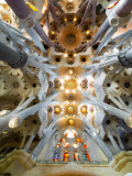 Plafond de la Sagrada Familia, Carrer de Mallorca, 401, 08013 Ba