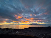 Sunset, Kamouraska, Quebec, Canada.