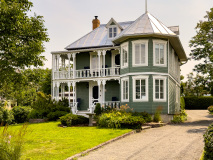 Victoria style house, Kamouraska, Quebec, Canada.