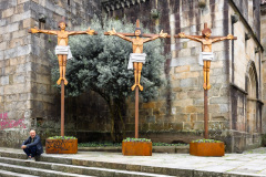 Jésus et les deux larrons, Braga.