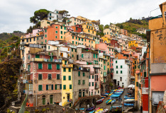 Village de Vernazza, La Spezia, Cinq Terres, Italie