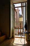 Vue de l'appartement loué par nous à Cimbra.