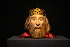Reconstitution du visage du roi Denis 1er en 3D.