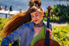 Josefine Opsahi en concert au musée d'art Moderne de Louisiana