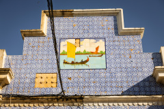 Décoration d'une maison. Faro, Portugal.