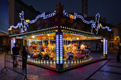 Manège le soir à Faro