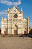 Façade de marbre de l'église gothique Santa Croce (1294), Flor
