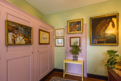Cabinet de toilette dans la maison de Claude Monet à Giverny, E