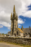 Eglise Saint-Goulven. Saint-Goulven, Finistere, France