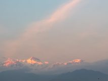Levez de soleil sur les Himalayas