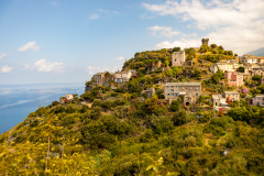 Vue du village de Nonza