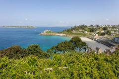 Vue de la plage de Trestignel prise du Square Koh-Chang Victoire