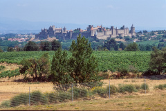 Carcassonne vue de l'autoroute