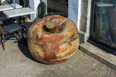 Sculpture de bonne en bois