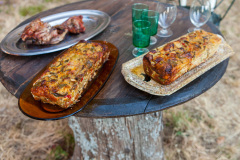 Terrines de légumes.