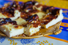 Fiadone, spécialité corse est un gâteau au brocciu.