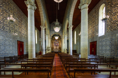 Intérieur de l'Église de Sainte Marie de Marvila, Santarem, Po