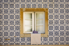 Fenêtre d'une maison de Tavira.