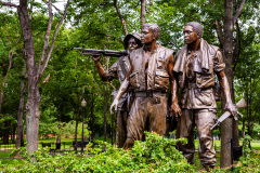 Statue des trois militaires, Mémorial des anciens combattants du Vietnam,