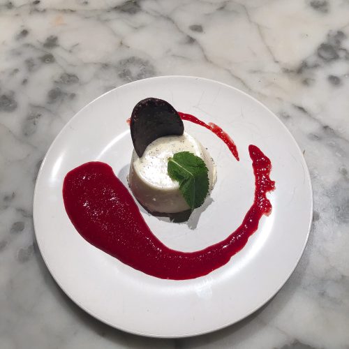 Panna Cota aux framboises