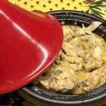 Tajine de poulet au citron et aux olives